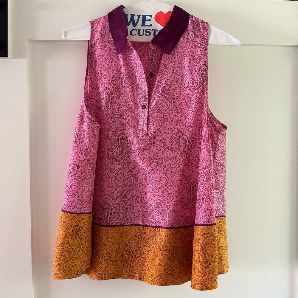 Elizabeth and James Silk Aura Top Small